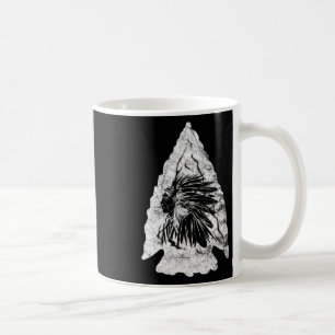 Taza De Café Arrowhead Hunter Jefe Indio Caza de Ricos Nativo
