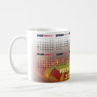 Taza De Café Arsenal 2025/2026 Premier League Calendar Mug