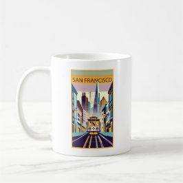 Taza De Café Art Deco de San Francisco California