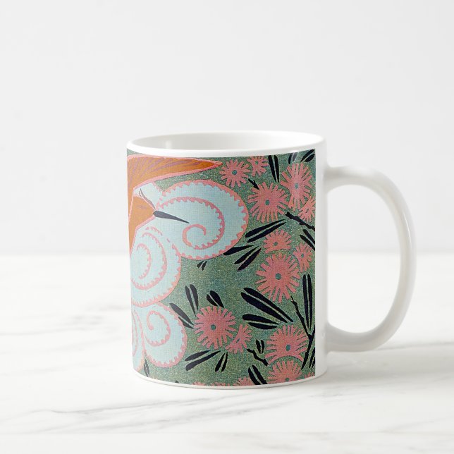 Taza De Café Art Deco Diseño No. 11 ave exótica (Derecha)