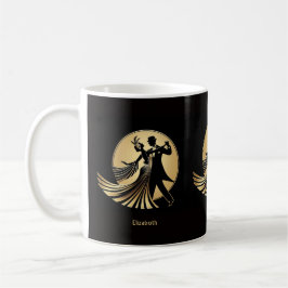 Taza De Café Art Deco Gatsby Roaring 20s Prohibition Gift Name