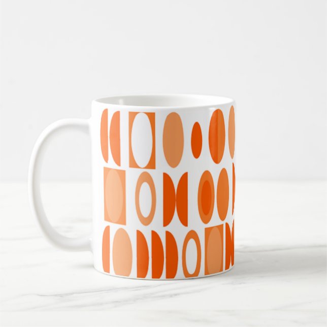 Taza De Café Art Deco Oval (Izquierda)