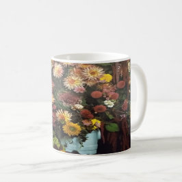 Taza De Café Art Floral Vase Bouquet Mug