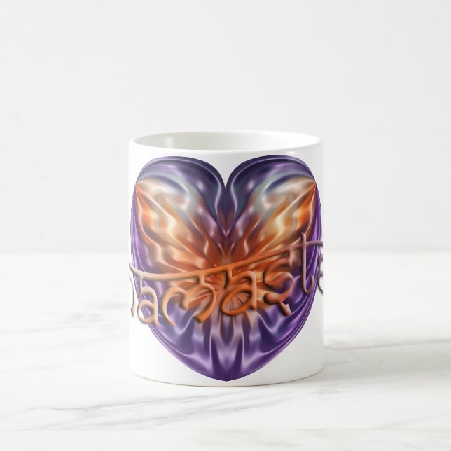 Taza De Café ART Heart NAMASTE (Centro)