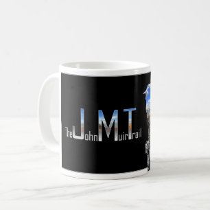 Taza De Café Art - Hiker Silhouette - John Muir Trail Text