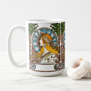 Taza De Café Art Nouveau Alphonse Mucha - Zodiaco Art Deco