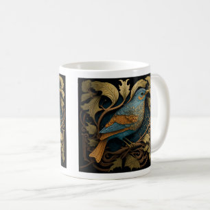 Taza De Café Art Nouveau Bird Classic Mug, 11 oz
