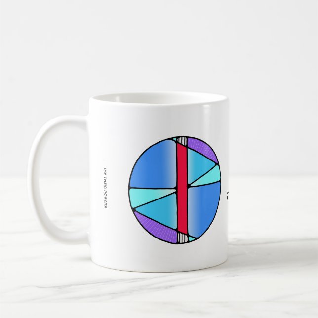 Taza De Café Art Nouveau Isa Rune Mug (Izquierda)