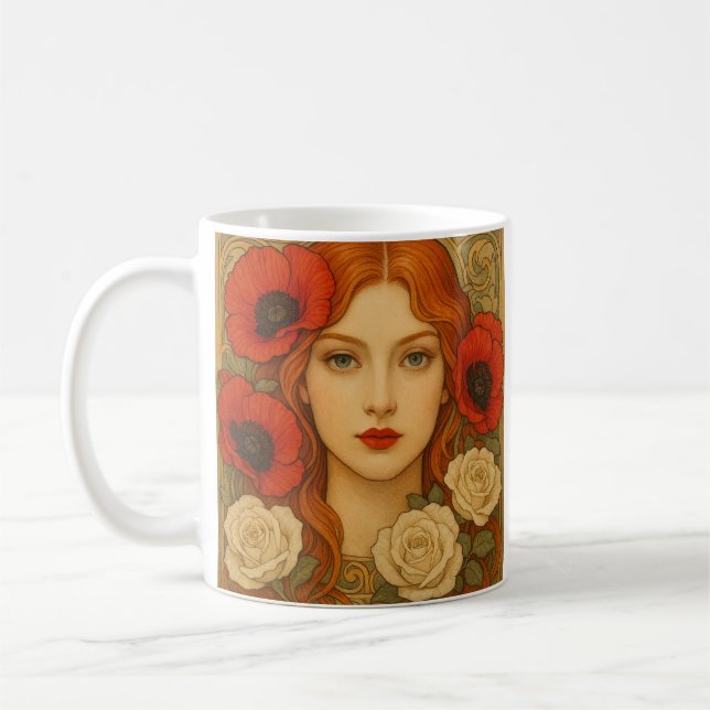 Taza De Café Art nouveau Mug (Izquierda)