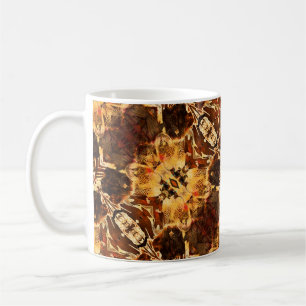 Taza De Café art nouveau ornamentamentamental vintage golden an