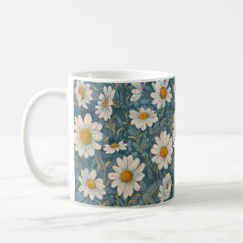 Taza De Café Art Nouveau Shasta Daisies