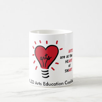 Taza De Café artbulblogobig, coalición de la educación de los