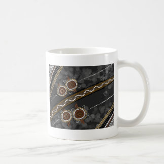 Taza De Café Arte aborigen australiano - tribus perdidas