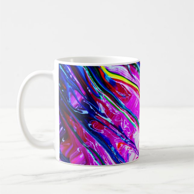 Taza De Café arte abstracto (Izquierda)