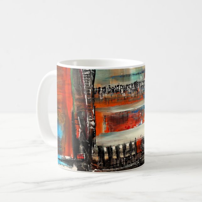 Taza De Café Arte abstracto  (Anverso izquierdo)