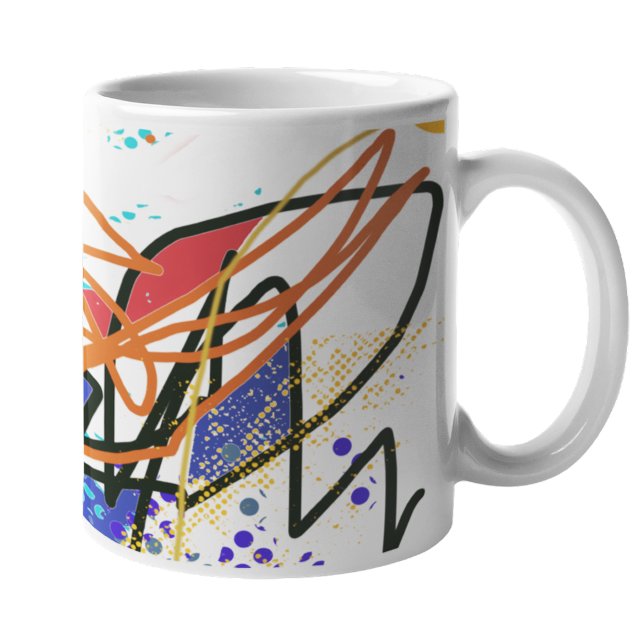 Taza De Café Arte abstracto (classic mug)