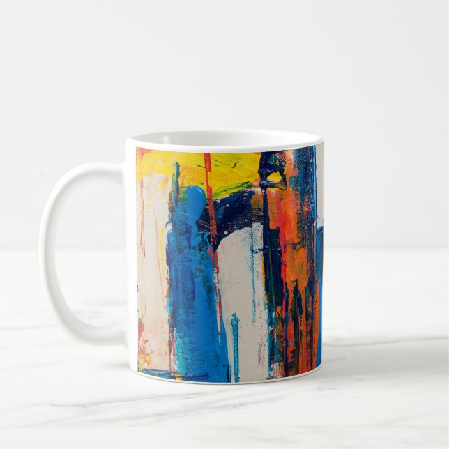 Taza De Café Arte abstracto (Izquierda)