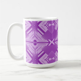 Taza De Café Arte abstracto Chevron Patrón geométrico sin fisur