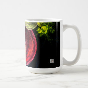 Taza De Café Arte abstracto círculos de galaxia