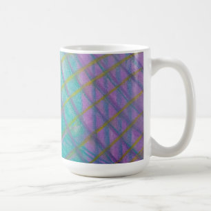 Taza De Café Arte abstracto colorido único P34
