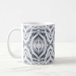 Taza De Café Arte abstracto de acuarela blanca Hope Light