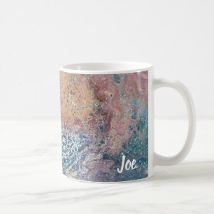 Taza De Café Arte abstracto de Joe - Rust Tornado - Café