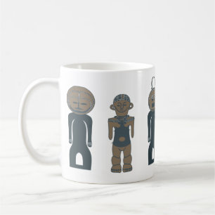 Taza De Café Arte abstracto de rostro contemporáneo