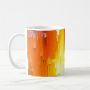 Taza De Café Arte abstracto. Fondo de textura de alta resolució