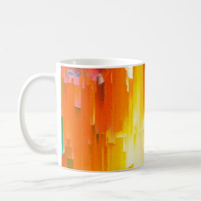 Taza De Café Arte abstracto. Fondo de textura de alta resolució (Izquierda)