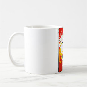 Taza De Café Arte abstracto moderno y dinámico de la Capoeira e