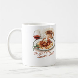 Taza De Café Arte Acuarela de Pappardelle Rústico Toscano
