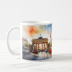 Taza De Café Arte acuático de Berlín
