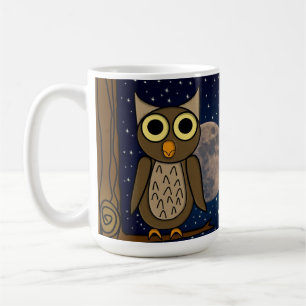 Taza De Café Arte adorable de aves del bosque