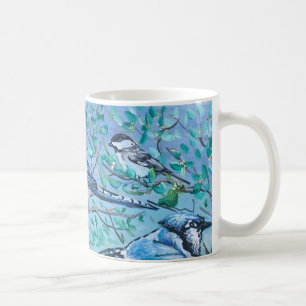 Taza De Café Arte adorable de observación de aves