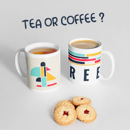 Taza De Café Arte Bauhaus - Árbol