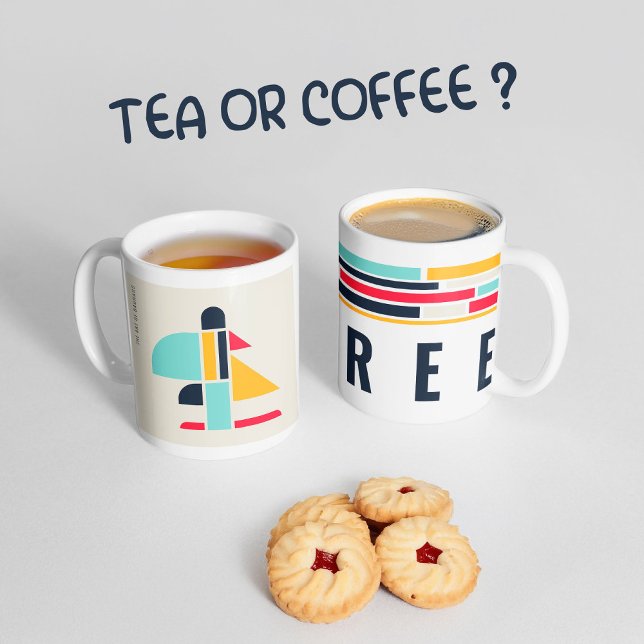 Taza De Café Arte Bauhaus - Árbol (Subido por el creador)