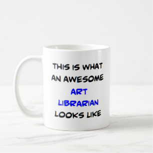 Taza De Café arte bibliotecario, impresionante