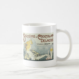 Taza De Café Arte Chocolatería Nouveau