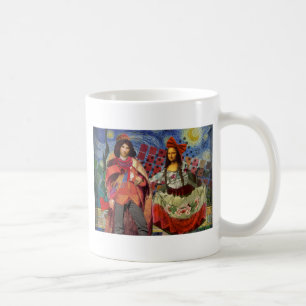 Taza De Café Arte colorido divertido y romántico de Mona Lisa