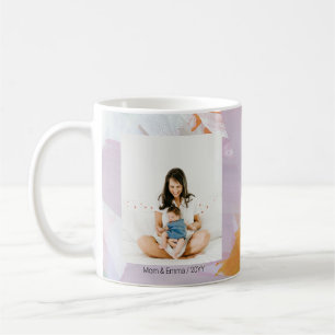 Taza De Café Arte colorido: regalo fotográfico del Día de la Me
