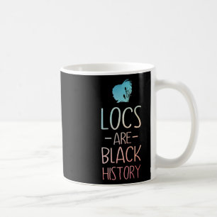 Taza De Café Arte Cool Locs para mujeres madre cabello afro His