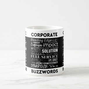 Taza De Café Arte corporativo de la tipografía de la jerga del