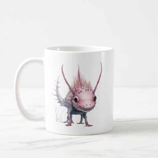 Taza De Café Arte Cute Axolotl (Izquierda)