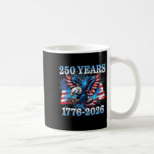 Taza De Café Arte de 250 años de EE. UU. 1776 2026