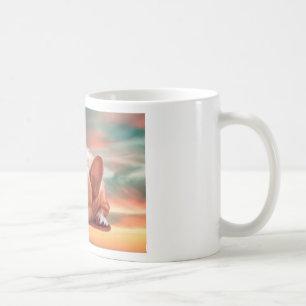 Taza De Café Arte de acuarela de adorable bulldog francés