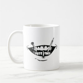 Taza De Café arte de anime de terror