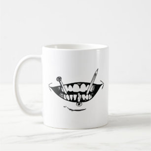 Taza De Café arte de anime de terror