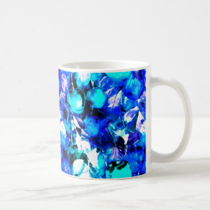 Taza De Café Arte de arándanos abstractos