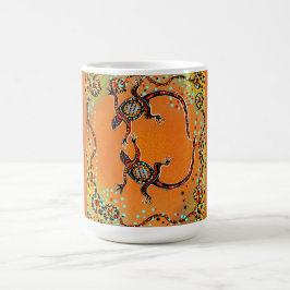 TAZA DE CAFÉ ARTE DE AUSTRALIA              