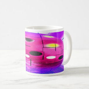 Taza De Café Arte de barco materno de OVNI